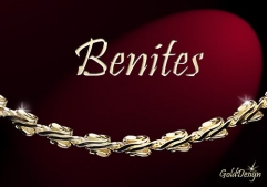Benites - náramek zlacený